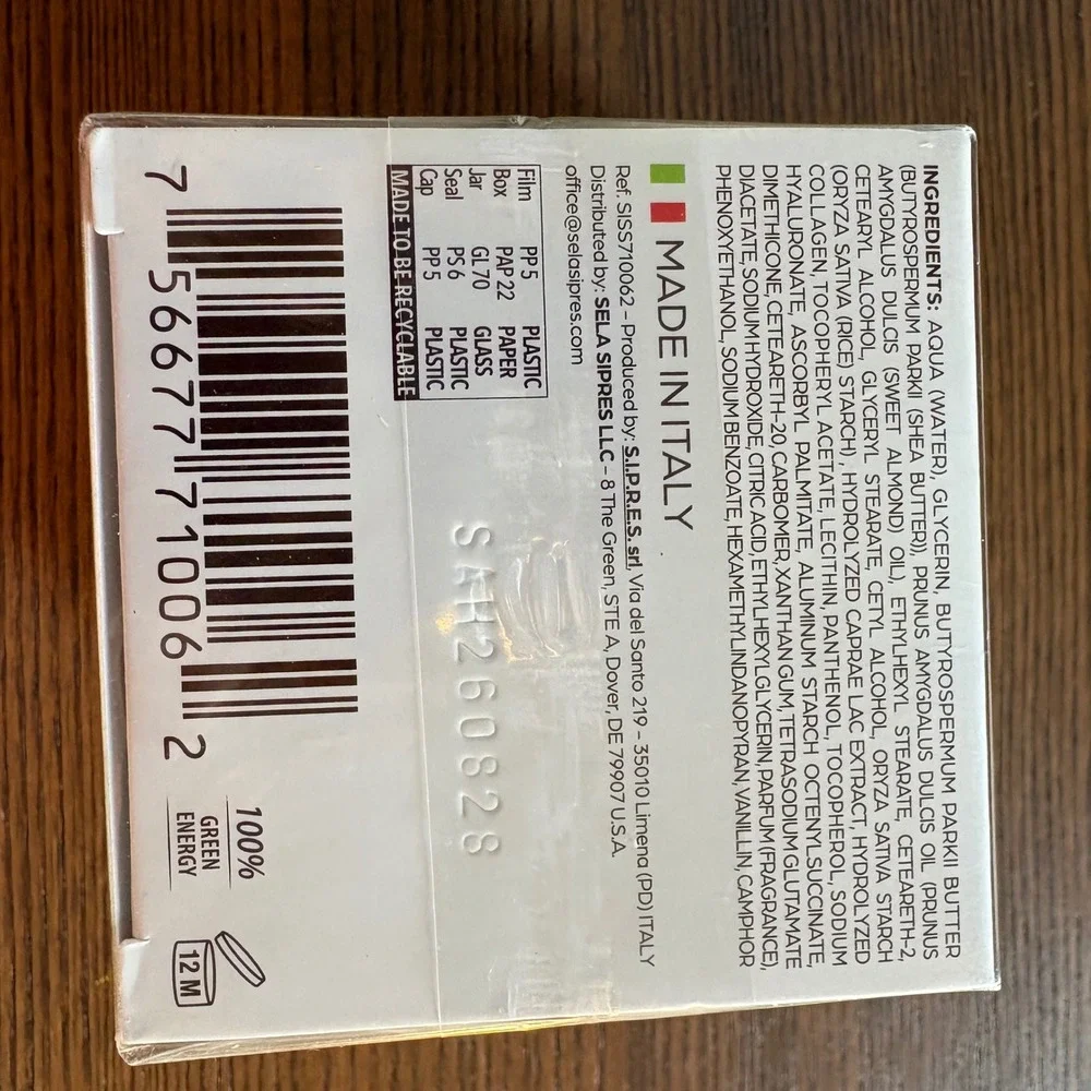 Delfanti Milano Day Cream Unisex 1.7oz White New‎ Goat's Milk Hyaluronic Acid